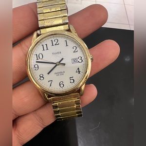 Timex indigo vintage watch gold